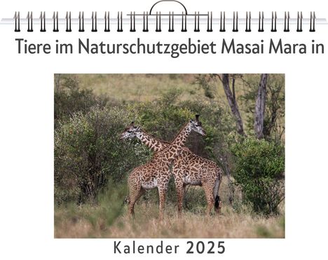 Paul König: Tiere im Naturschutzgebiet Masai Mara in Kenia, Kalender