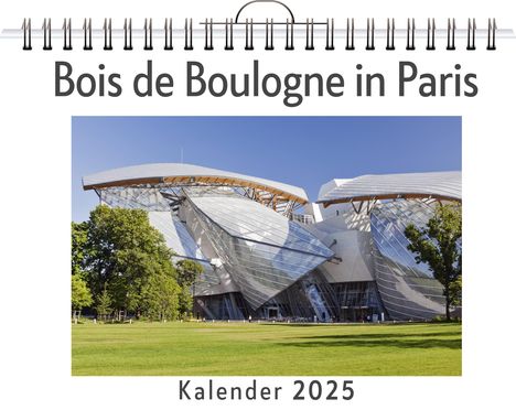 Emil Krüger: Bois de Boulogne in Paris, Kalender