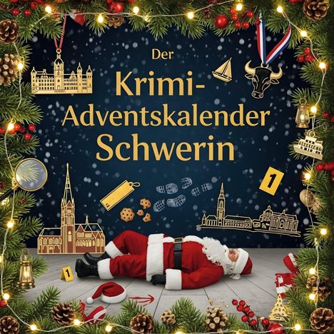 Amelia Meyer: Der Krimi-Adventskalender Schwerin, Buch