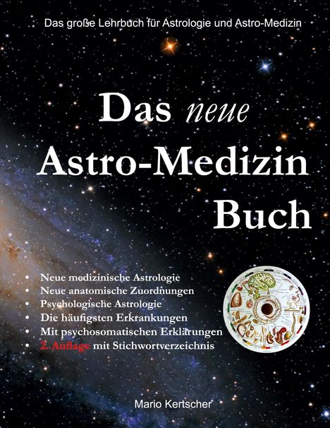 Mario Kertscher: Das neue Astro-Medizin Buch, Buch