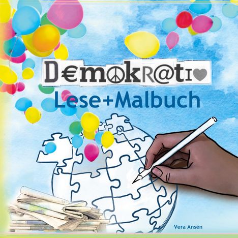 Vera Ansén: Demokratie Lese-Malbuch, Buch