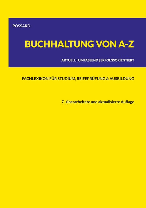 Marlon Possard: Buchhaltung von A-Z, Buch