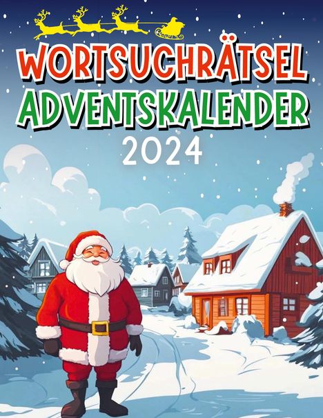 Wortsuchrätsel Adventskalender 2024, Buch