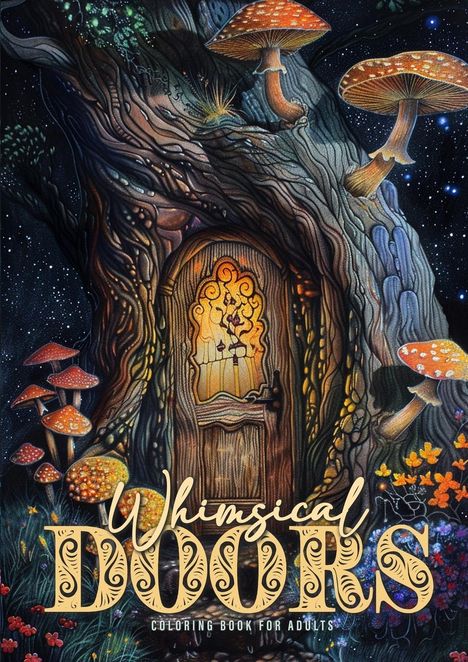 Monsoon Publishing: Whimsical Doors Coloring Book for Adults, Buch