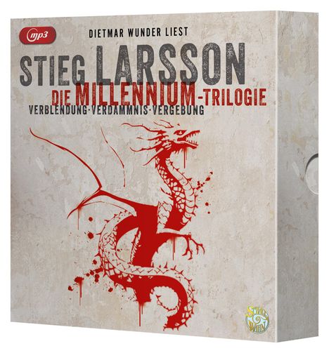 Stieg Larsson: Die Millennium-Trilogie, 9 MP3-CDs