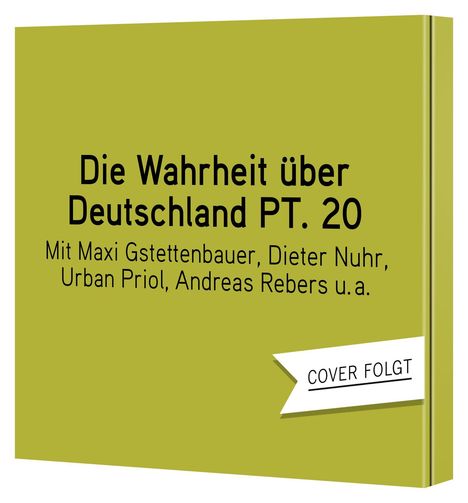 Maxi Gstettenbauer: Die Wahrheit über Deutschland pt. 20, CD