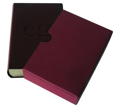 Evangelisches Gesangbuch (EG 44) - Taschenausgabe Leder rot mit Goldschnitt im Schuber., Buch