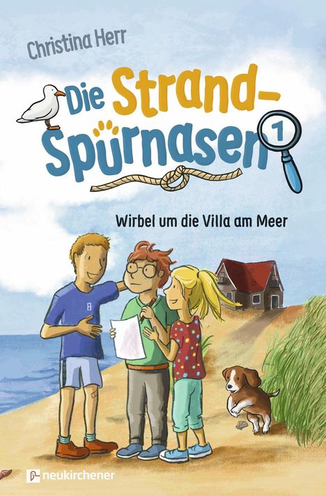 Christina Herr: Die Strandspürnasen 1 - Wirbel um die Villa am Meer, Buch