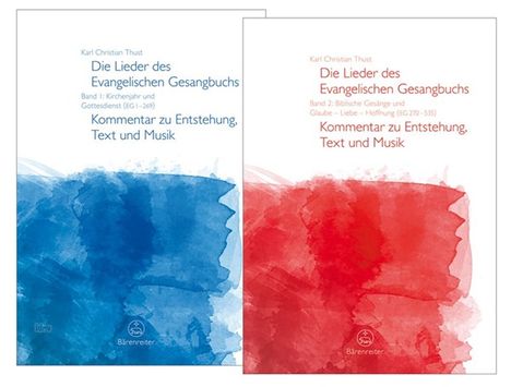 Die Lieder des Evangelischen Gesangbuchs, Band 1 und Band 2, Buch