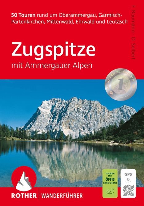 Franziska Baumann: Zugspitze, Rother Wanderführer, Buch