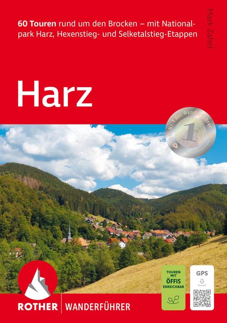 Mark Zahel: Harz, Rother Wanderführer, Buch