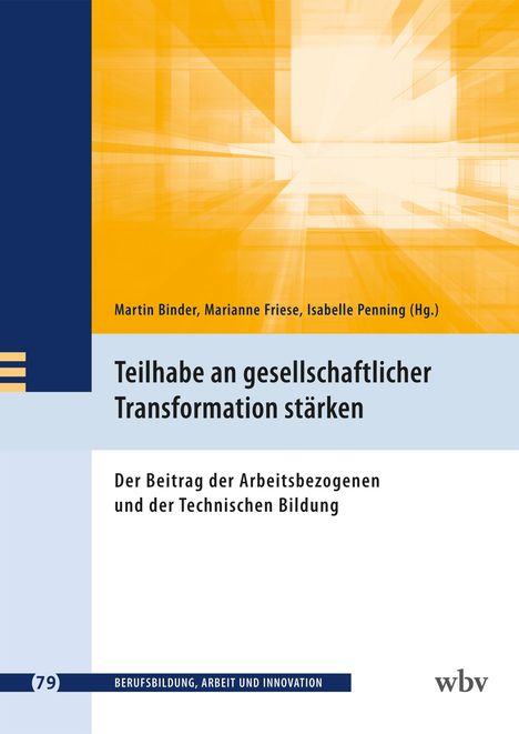 Teilhabe an gesellschaftlicher Transformation stärken, Buch