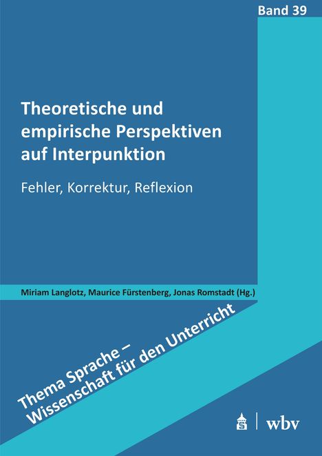 Theoretische und empirische Perspektiven auf Interpunktion, Buch