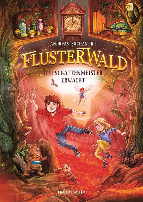 Andreas Suchanek: Flüsterwald - Der Schattenmeister erwacht: Das spannende Staffelfinale! Mit exklusiver Sonderausstattung und "Ranis Notizen" nur in der 1. Auflage! (Flüsterwald, Bd. 4), Buch