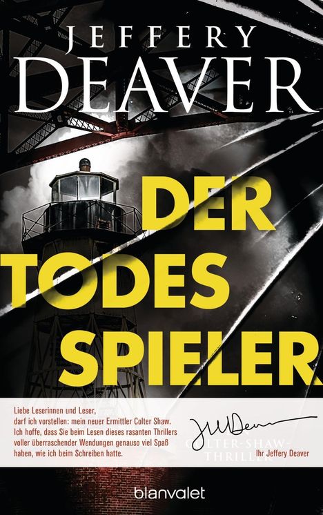 Jeffery Deaver: Der Todesspieler, Buch