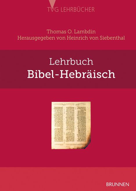 Thomas O. Lambdin: Lehrbuch Bibel-Hebräisch, Buch