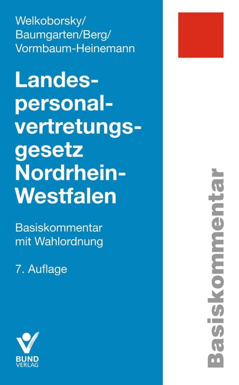 Horst Welkoborsky: Landespersonalvertretungsgesetz Nordrhein-Westfalen, Buch