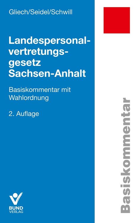 Susanne Gliech: Landespersonalvertretungsgesetz Sachsen-Anhalt, Buch