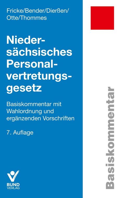 Detlef Fricke: Niedersächsisches Personalvertretungsgesetz, Buch