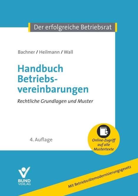 Michael Bachner: Handbuch Betriebsvereinbarungen, Buch