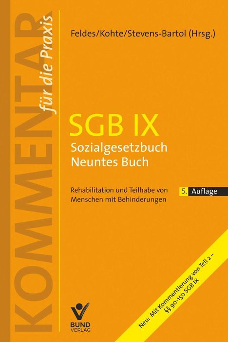 SGB IX Sozialgesetzbuch Neuntes Buch, Buch