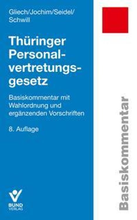 Susanne Gliech: Thüringer Personalvertretungsgesetz, Buch