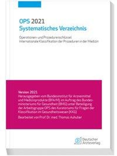 OPS 2021 Systematisches Verzeichnis, Buch