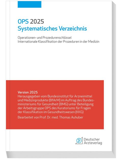 OPS 2025 Systematisches Verzeichnis, Buch