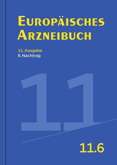 Europäisches Arzneibuch 11. Ausgabe, 6. Nachtrag, Buch