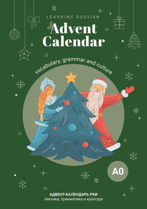 Tatiana Ley: Learning Russian Advent Calendar A0, Buch