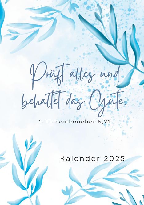 Jasmin Düringer: Christlicher Kalender 2025, Buch