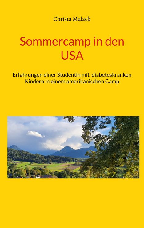 Christa Mulack: Sommercamp in den USA, Buch