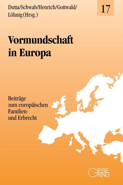 Anatol Dutta: Vormundschaft in Europa, Buch
