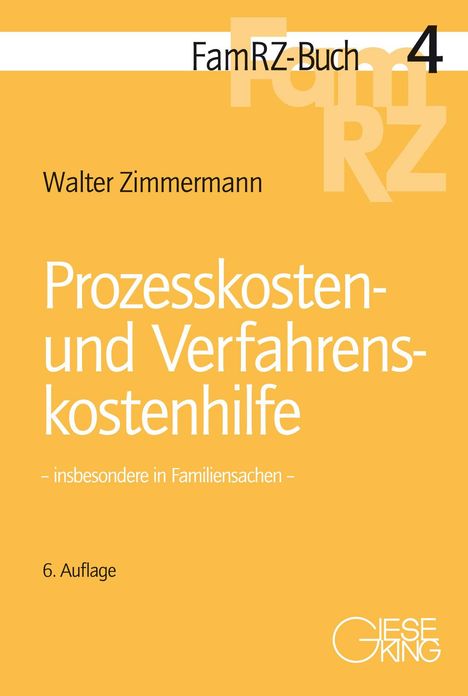 Walter Zimmermann: Prozesskosten- und Verfahrenskostenhilfe, Buch