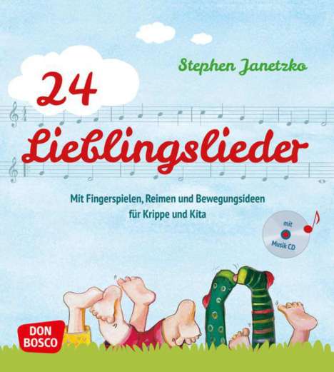 Stephen Janetzko: 24 Lieblingslieder, Liederbuch, m. Audio-CD, Buch