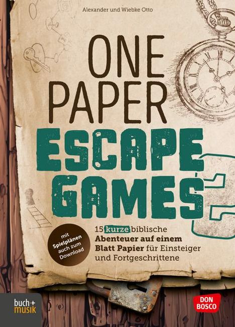 Alexander Otto: One Paper Escape Games 2, 1 Buch und 1 Diverse