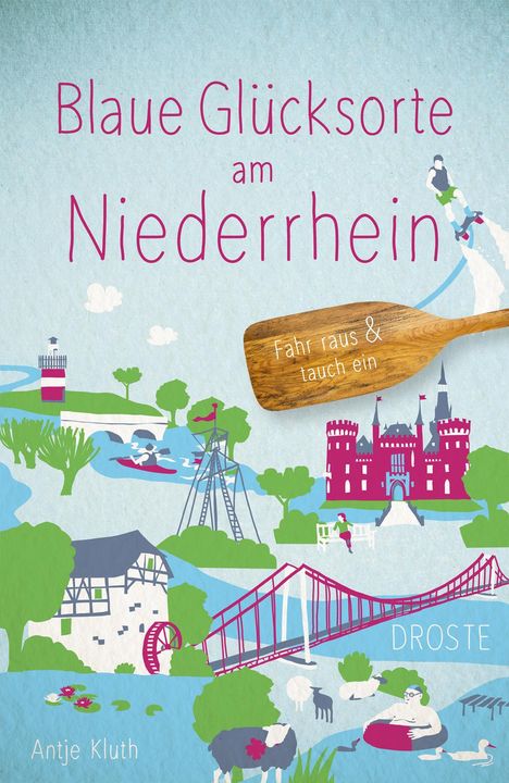 Antje Kluth: Blaue Glücksorte am Niederrhein, Buch