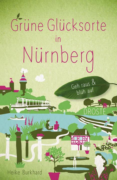 Heike Burkhard: Grüne Glücksorte in Nürnberg, Buch