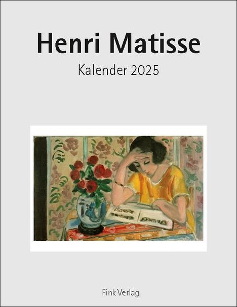 Henri Matisse 2025, Kalender