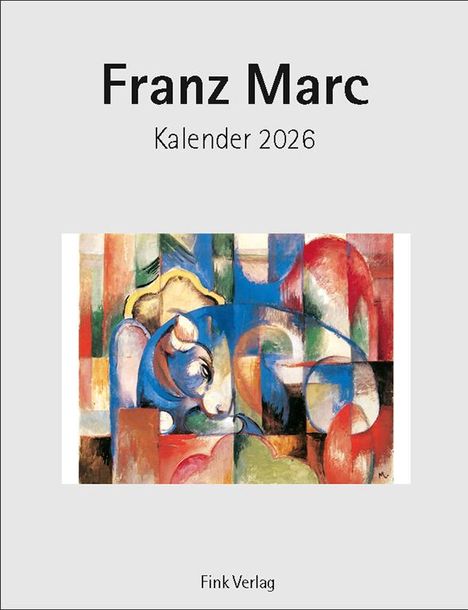 Franz Marc 2026, Kalender