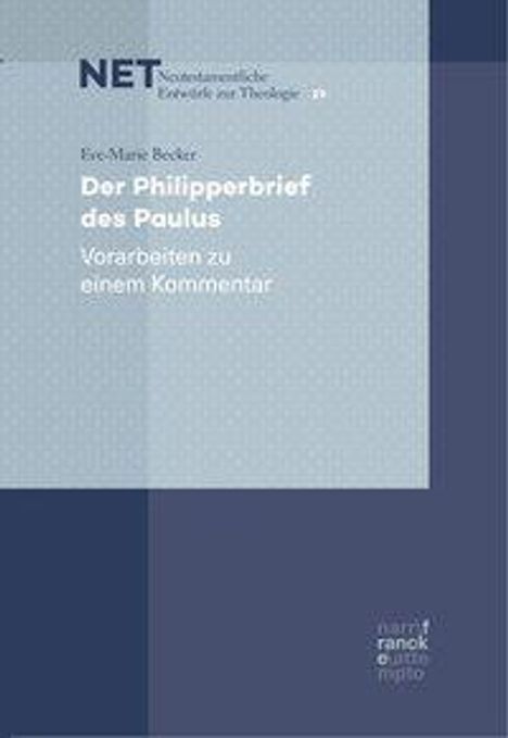Eve-Marie Becker: Becker, E: Philipperbrief des Paulus, Buch