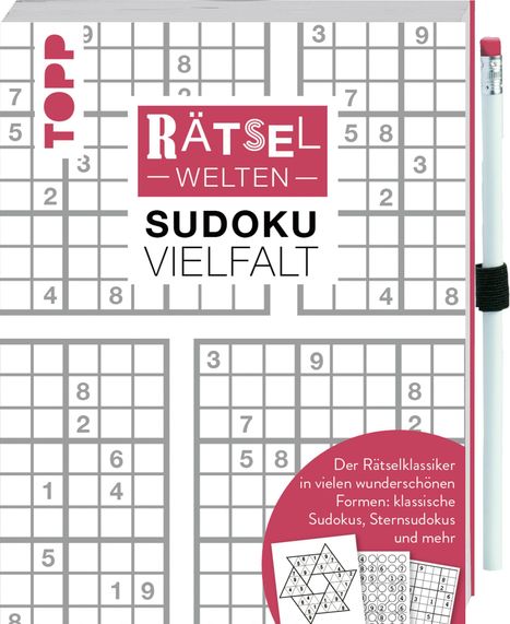 Silke Berendes: Rätselwelten - Sudoku Vielfalt | Der Rätselklassiker in vielen wunderschönen Formen: klassische Sudokus, Sternsudokus und mehr, Buch