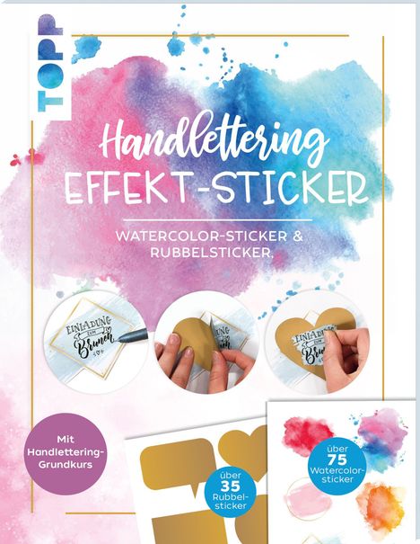 Ludmila Blum: Handlettering Effekt-Stickerbuch, Buch