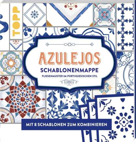 Claudia Guther: Guther, C: Azulejos. Schablonenmappe, Buch