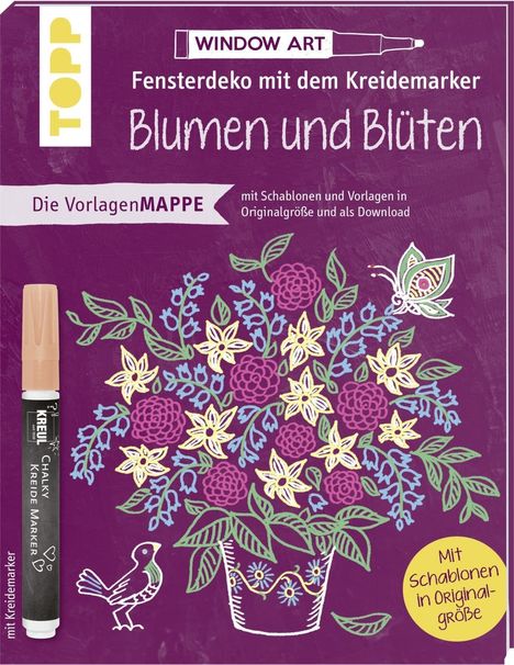 Susanne Kuhlendahl: Kuhlendahl, S: Vorlagenmappe Fensterdeko mit dem Kreidemarke, Buch