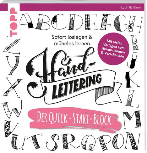 Ludmila Blum: Handlettering. Der Quick-Start-Block, Buch