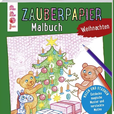Norbert Pautner: Pautner, N: Zauberpapier Malbuch Weihnachten, Buch