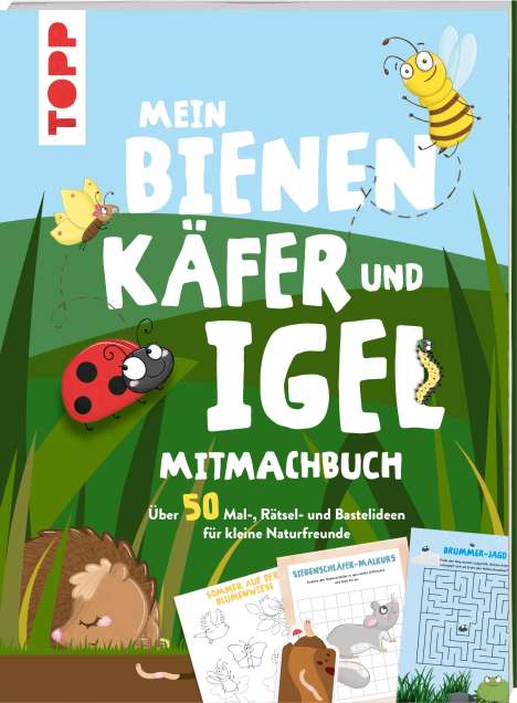 Christine Schlitt: Mein Bienen, Käfer und Igel-Mitmachbuch, Buch