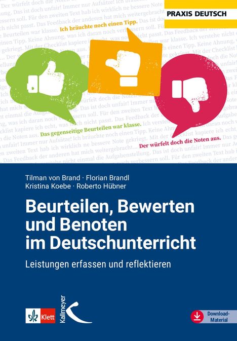 Tilman von Brand: Beurteilen, Bewerten und Benoten im Deutschunterricht, Buch