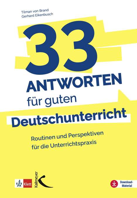 Tilman von Brand: 33 Antworten für guten Deutschunterricht, Buch